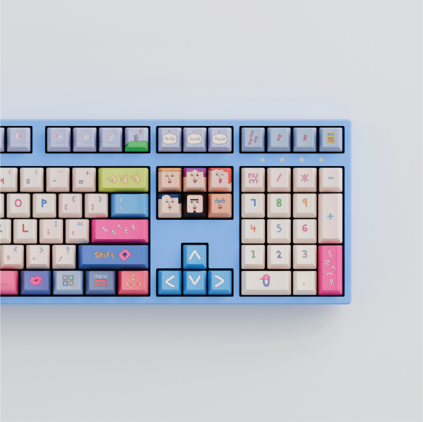 HEEHEE 100% RGB Mechanical Keyboard (Collabs)