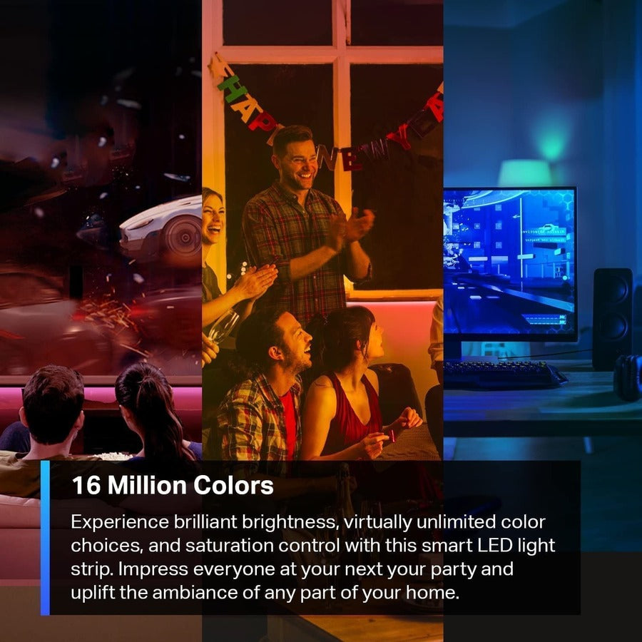 TP-Link Tapo L900-20 - Tapo Smart LED Light Strip 65.6ft (4 Rolls of 16.4ft)