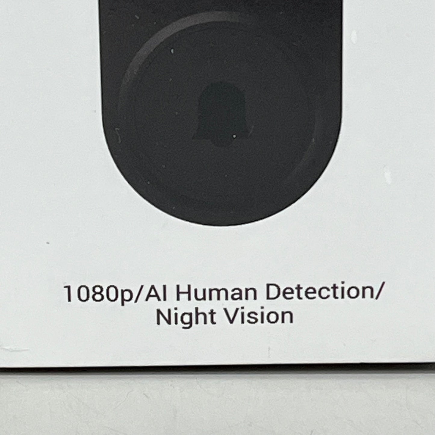 SHENZHEN PUGE ELECTRONICS Wireless Smart 2.4 GHz Wi-Fi Doorbell Camera P50 Black