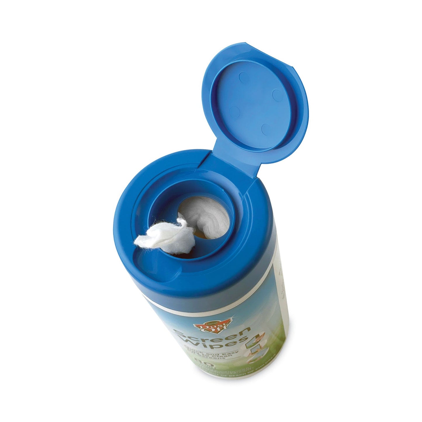 Dust-Off Premoistened Monitor Cleaning Wipes, Cloth, 5 x 7, 80/Tub