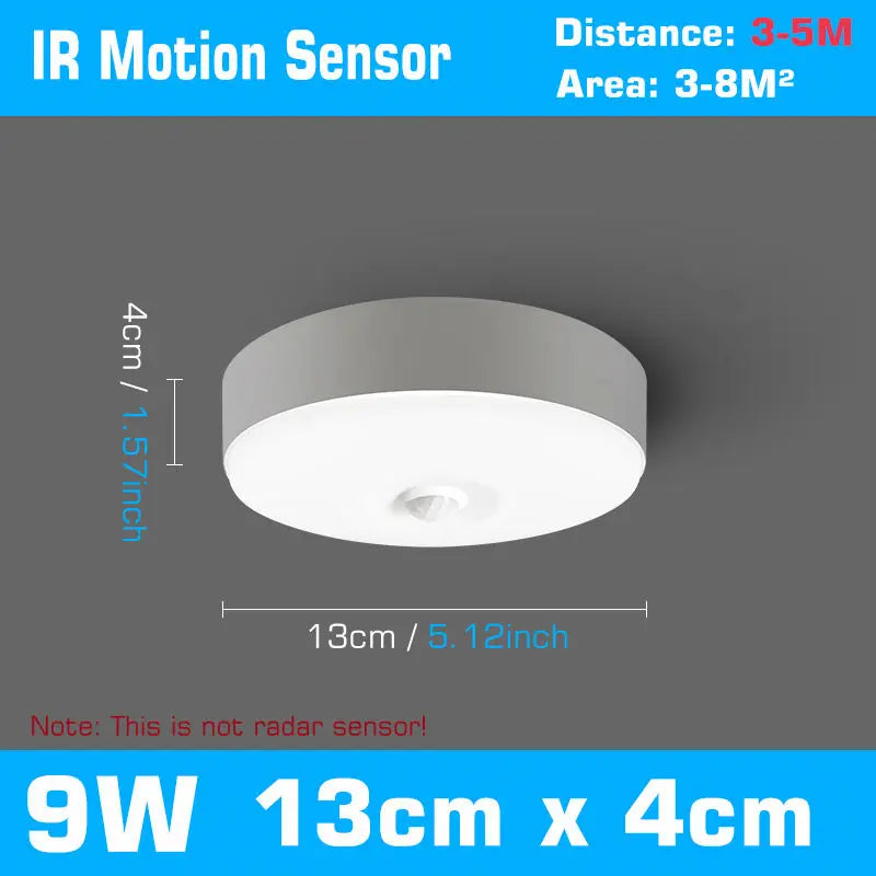 DecorBites™ LED Ceiling Lamp with Radar Motion Sensor | Smart Home Lighting 24W 36W 30cm