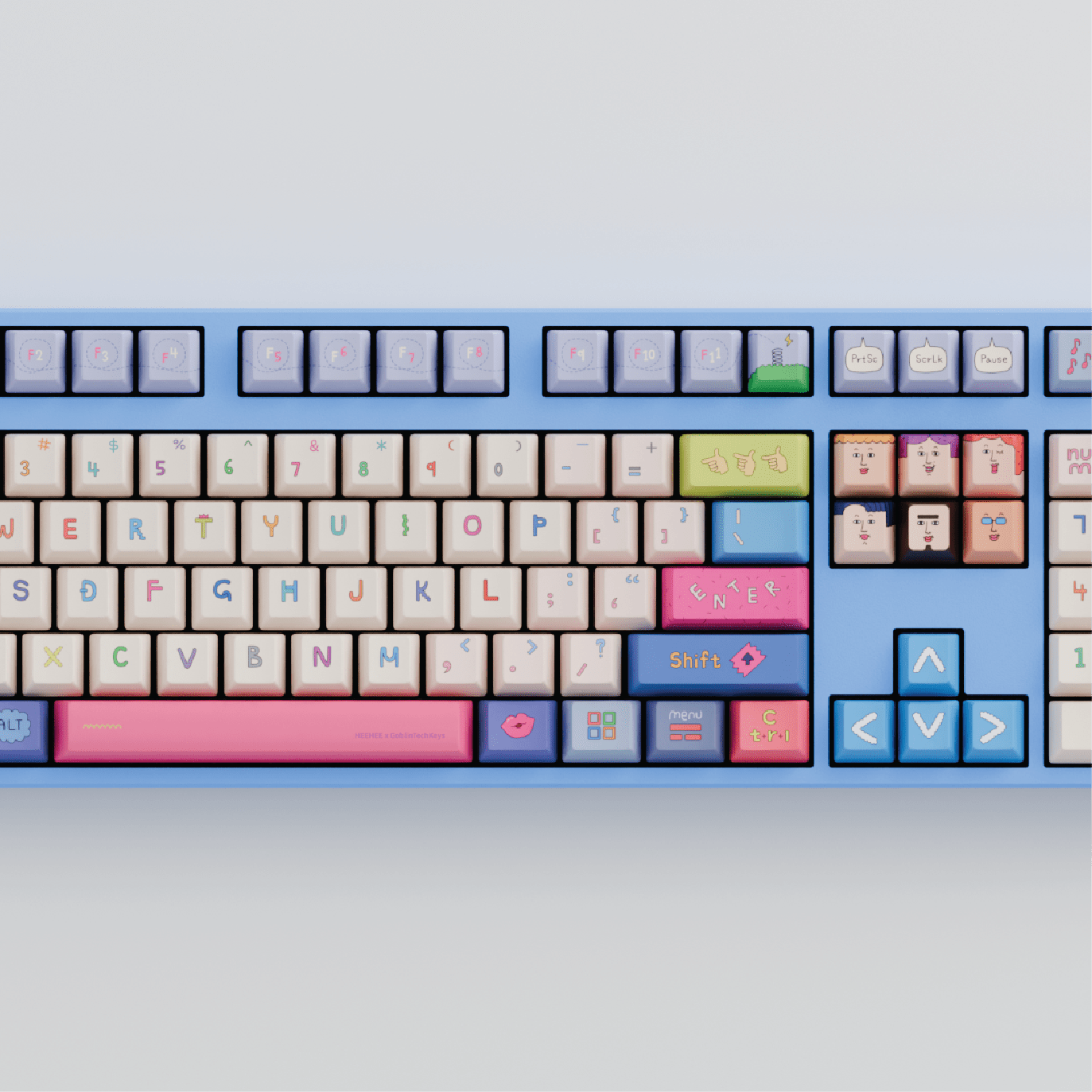 HEEHEE 100% RGB Mechanical Keyboard (Collabs)