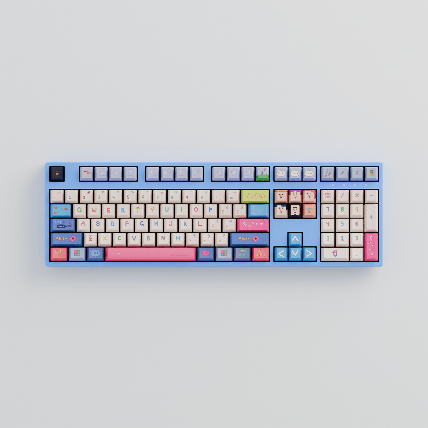 HEEHEE 100% RGB Mechanical Keyboard (Collabs)
